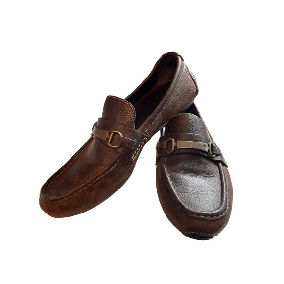 Cole Haan Driving Loafer Sometset Men’s Horsebit Brown Leather - Picture 1 of 8